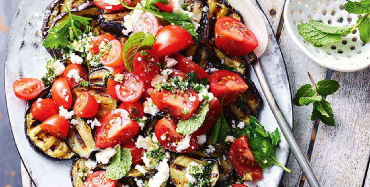 Grilled Eggplant & Tomato Salad Recipe Woolworths