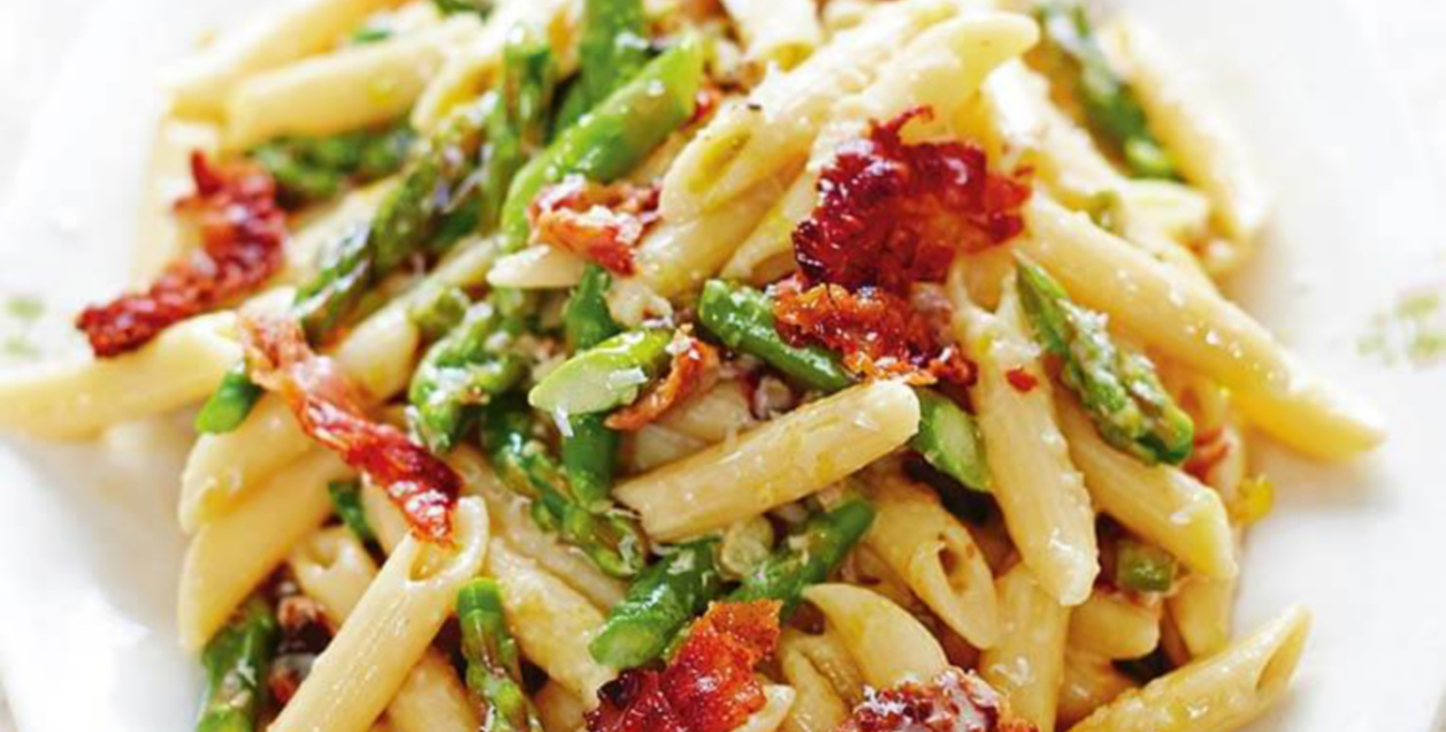 Jamie's Asparagus Carbonara Recipe Woolworths