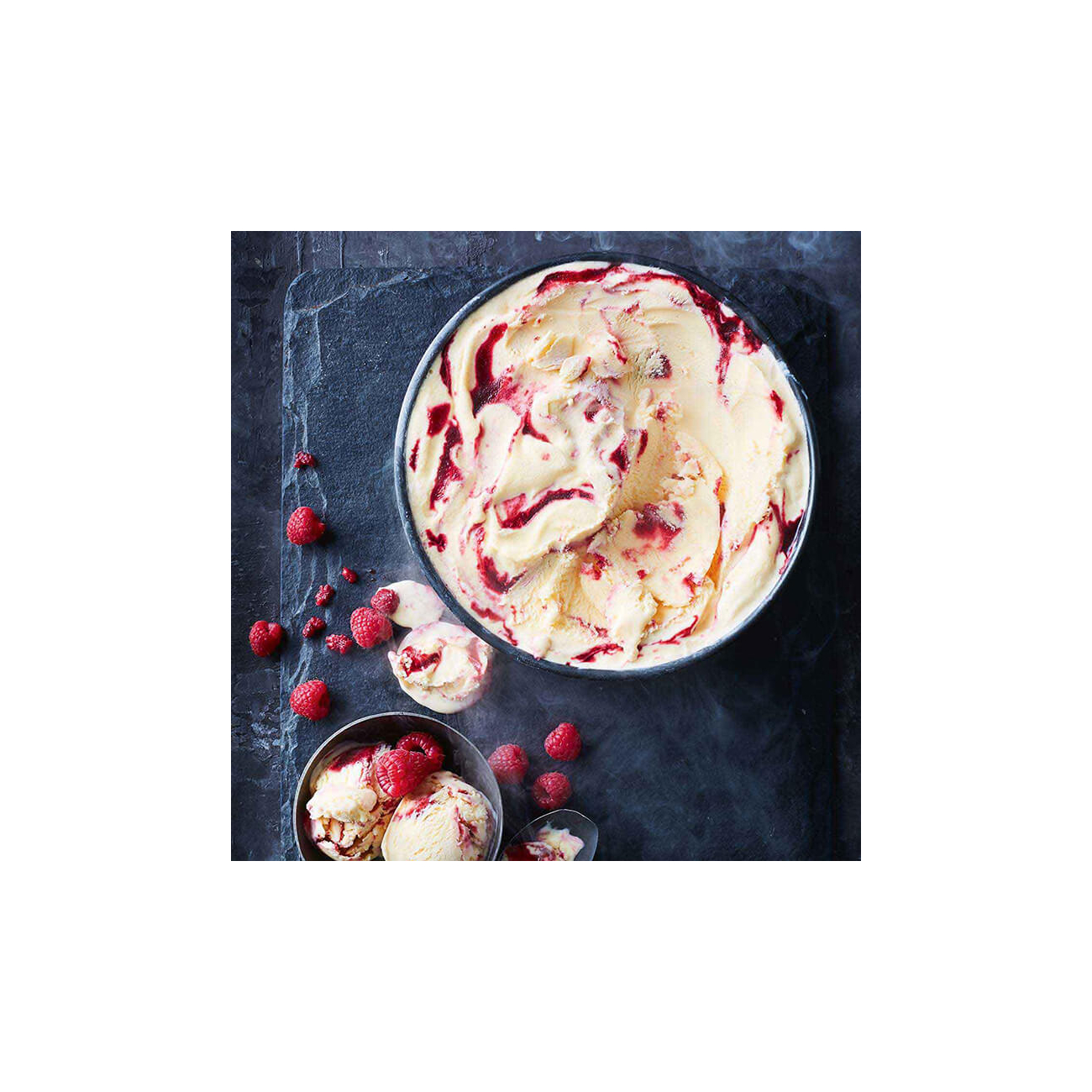 Raspberry Swirl IceCream Recipe Woolworths