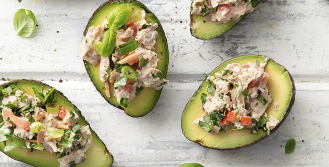 Tuna-Filled Avocados With Tomato Salad Recipe | Woolworths