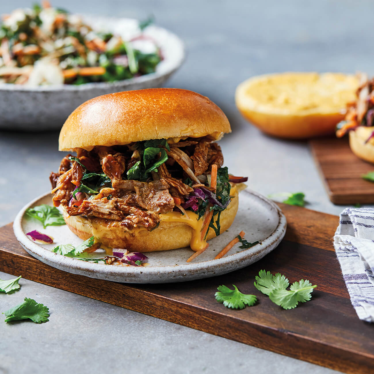 15Minute Pulled Pork Burgers Recipe Woolworths