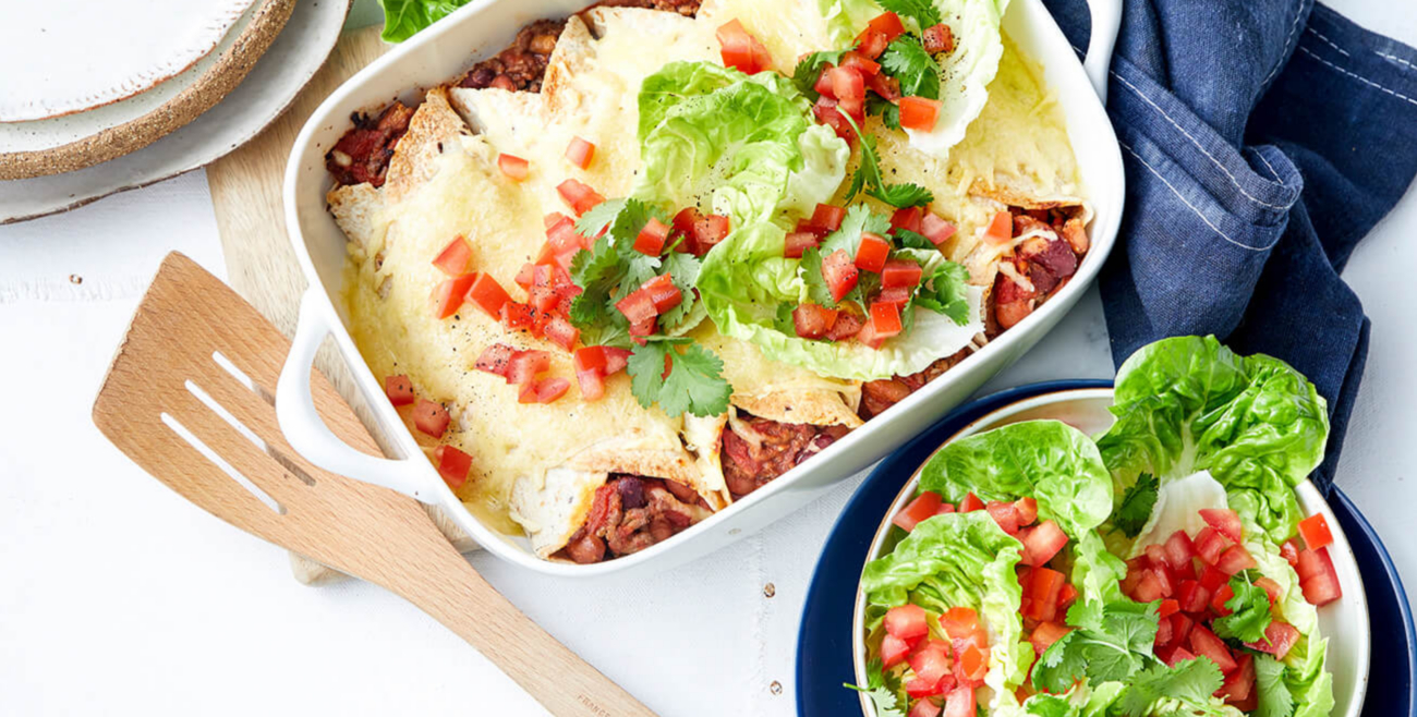 Beef & Bean Enchiladas Recipe Woolworths