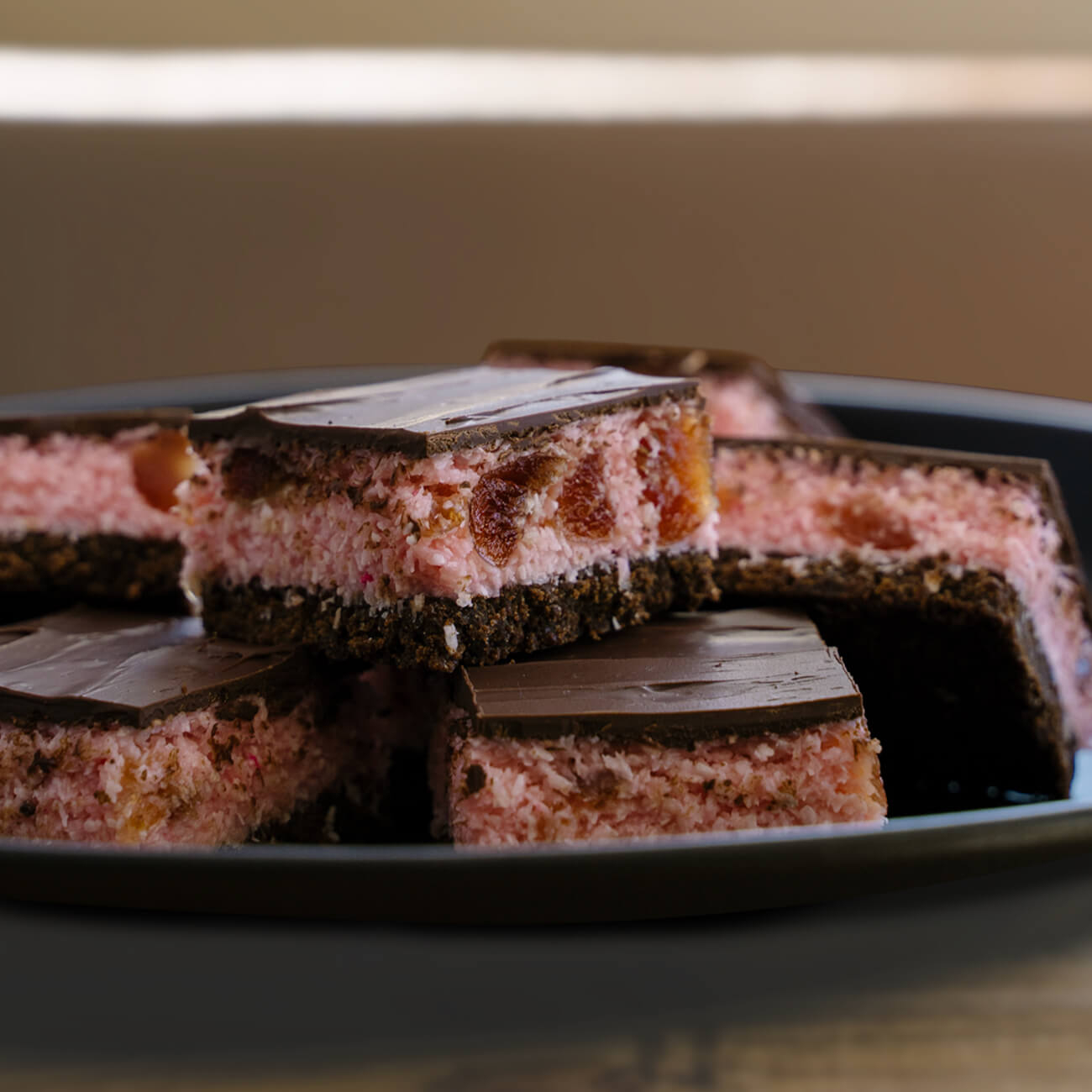 Chocolate Cherry And Coconut Slice Recipe | Woolworths
