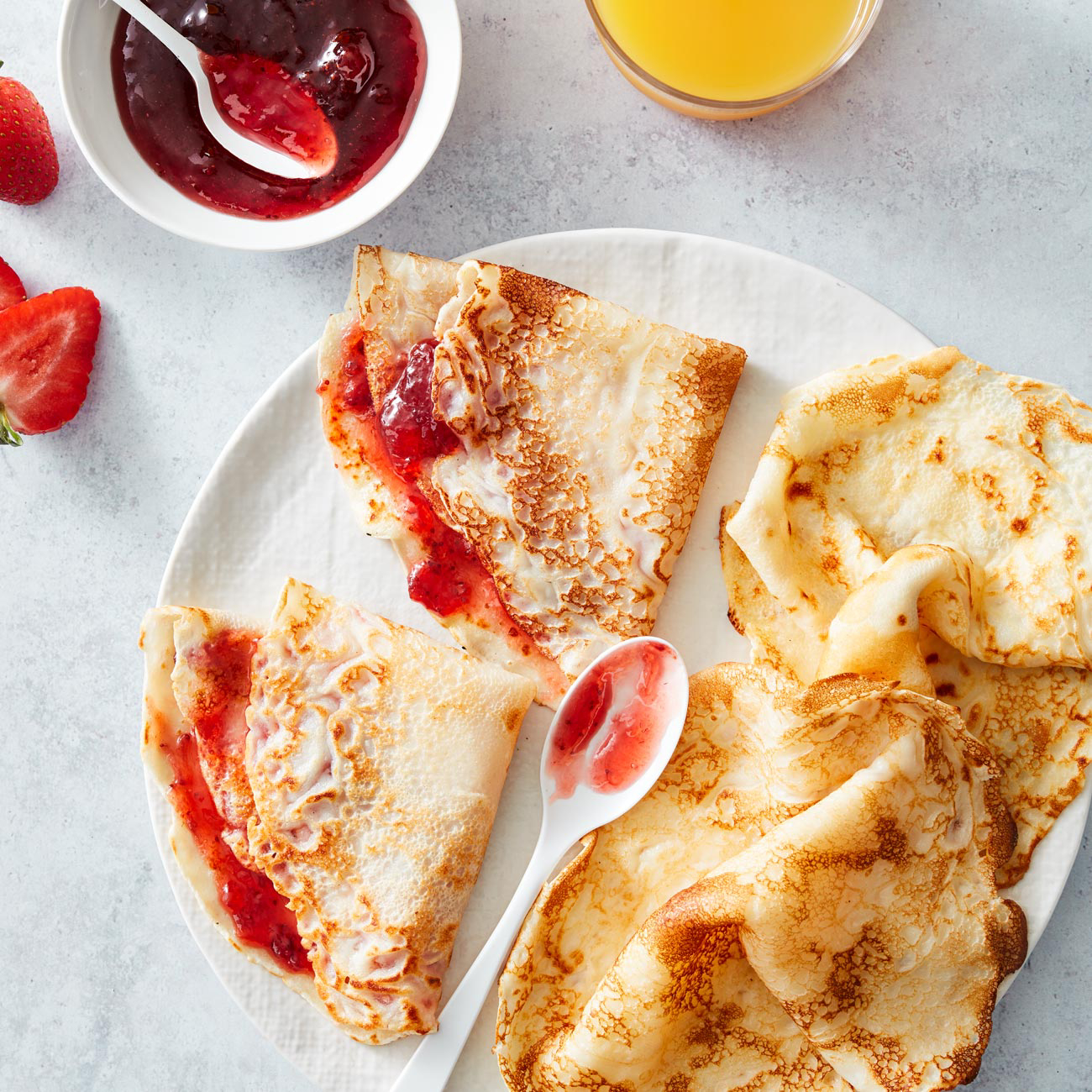 Crepes With Strawberry Jam Recipe Woolworths
