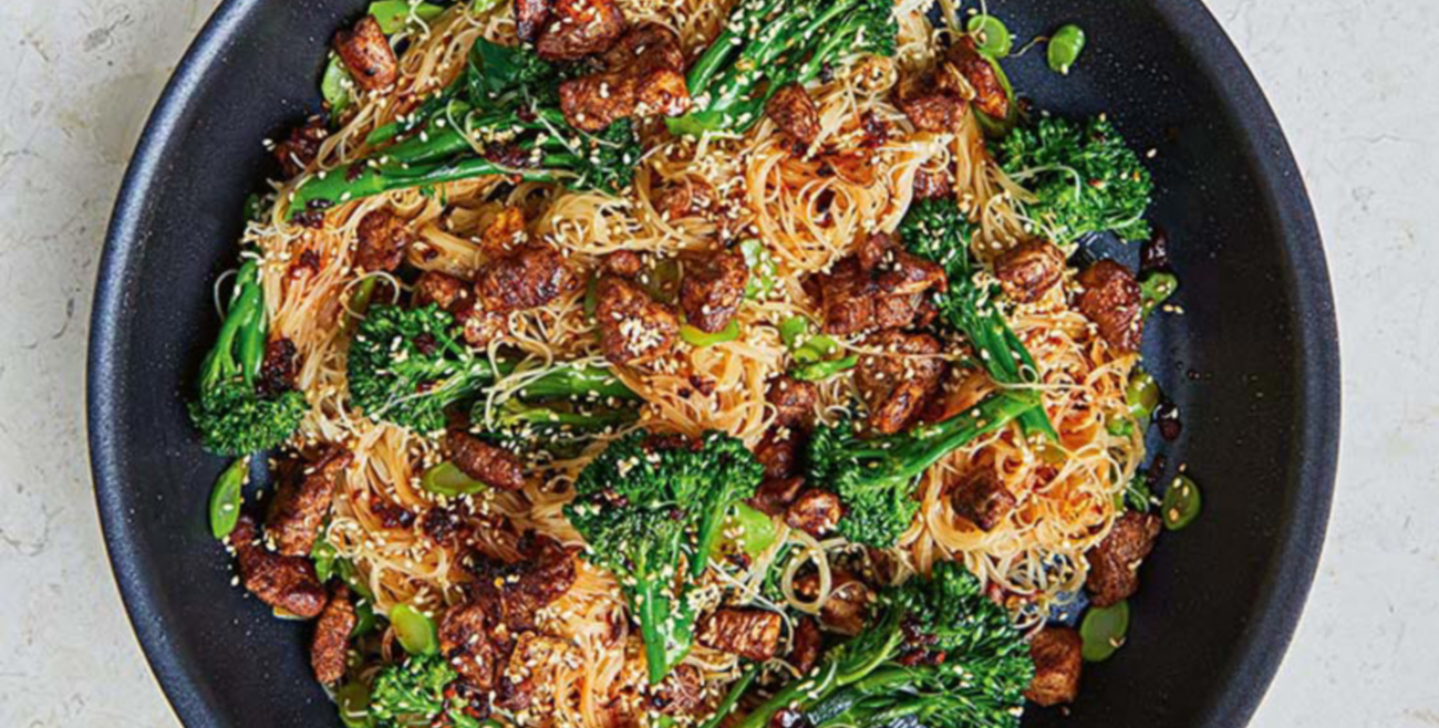 Jamie's Crispy Chicken & Broccolini Noodles Recipe Woolworths