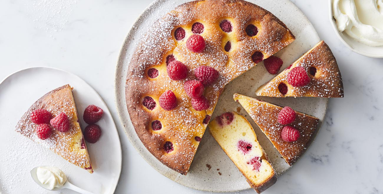 Gluten-Free Raspberry & Custard Cake Recipe | Woolworths