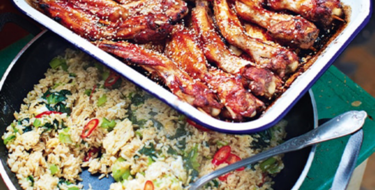 Jamie's Chicken Wings GangnamStyle With Egg Fried Rice Recipe Woolworths