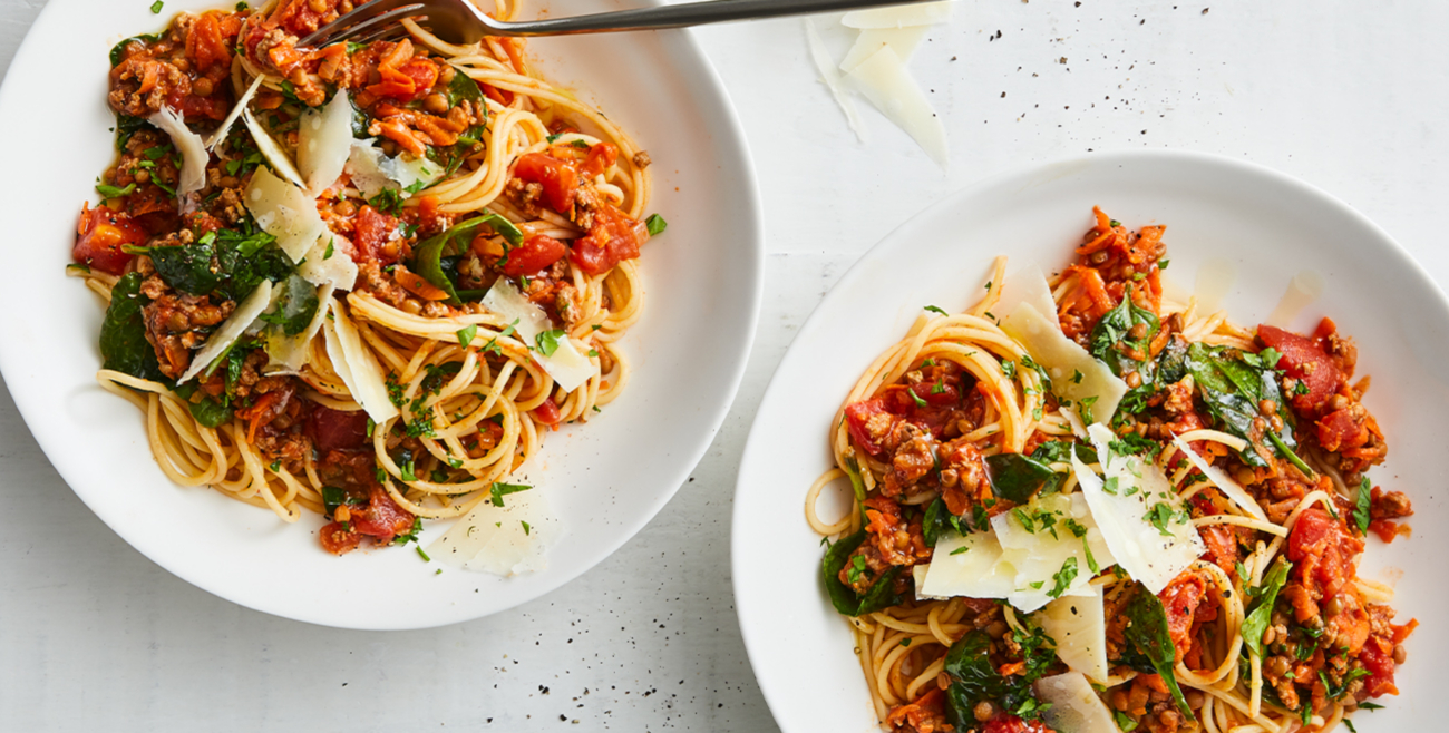 Beef & Lentil Bolognese Recipe | Woolworths