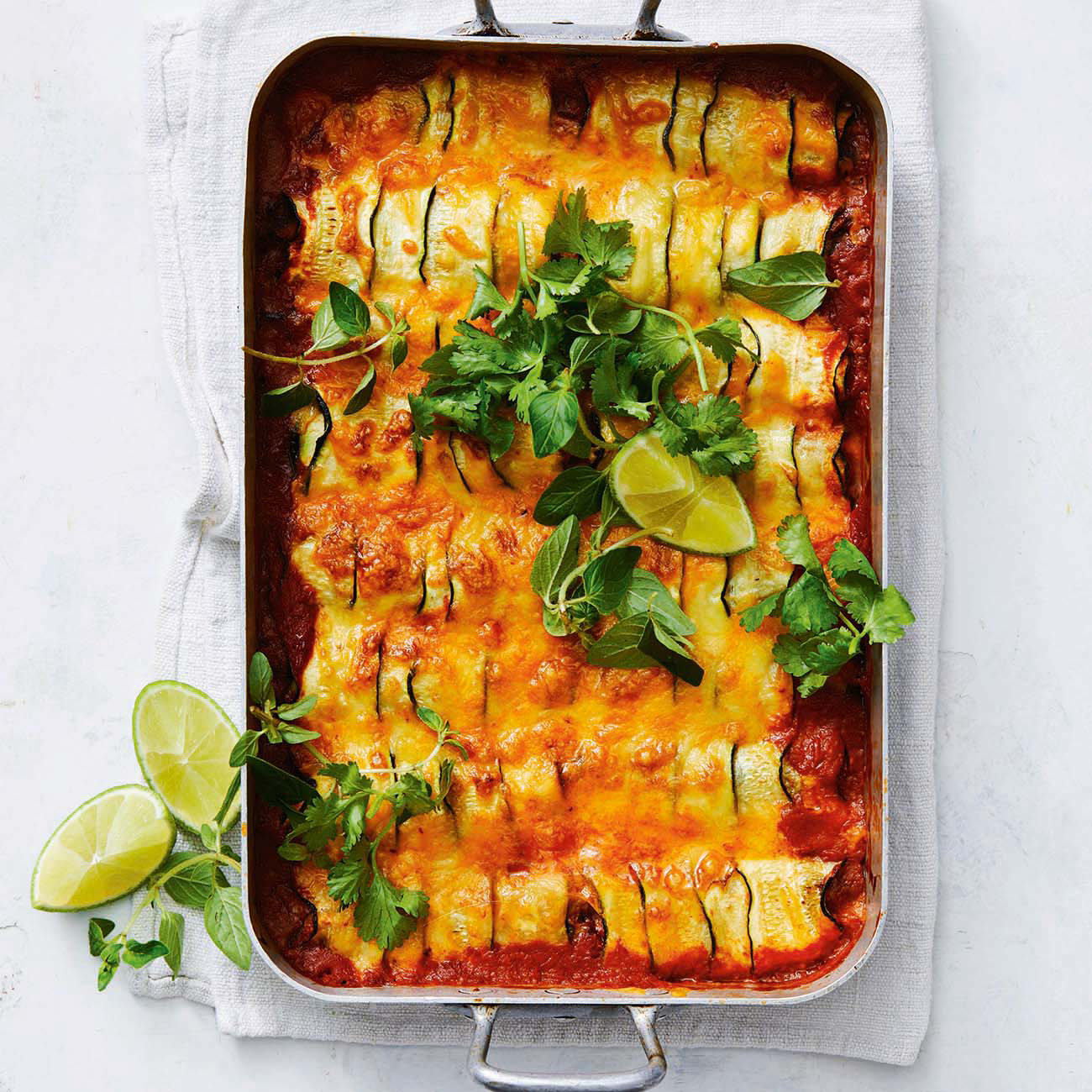 Zucchini Enchilada Tray Bake Recipe Woolworths