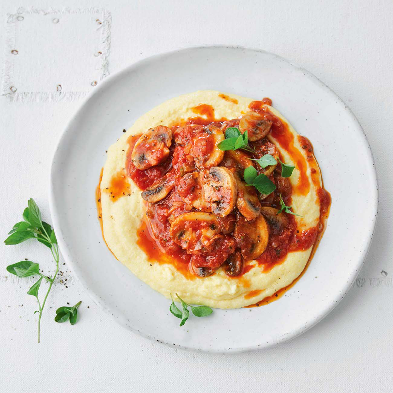 Mushroom Ragu With Parmesan Polenta Recipe Woolworths