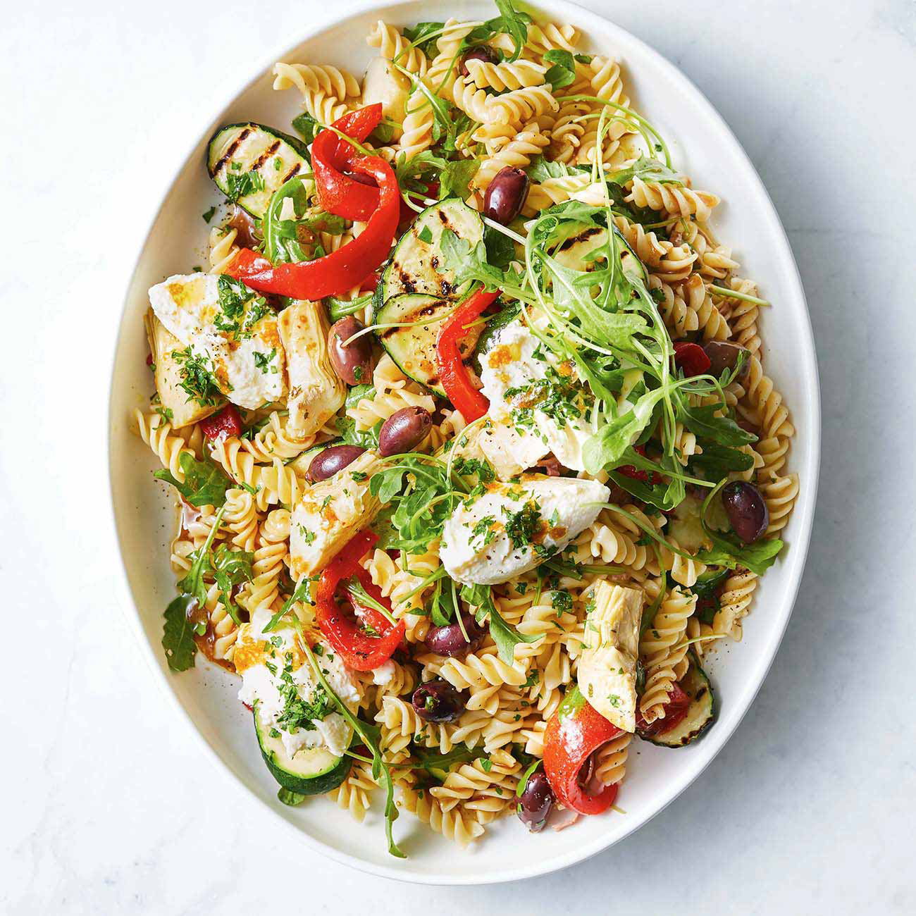 Chargrilled Vegetable Pasta Salad Recipe Woolworths