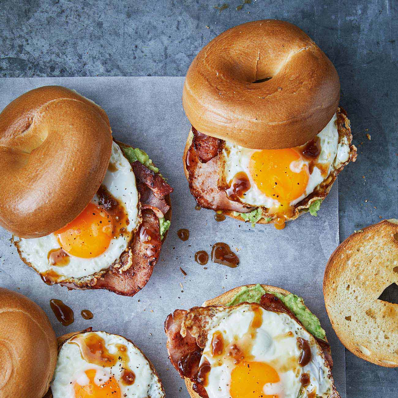 Breakfast Bagel Burgers Recipe Woolworths