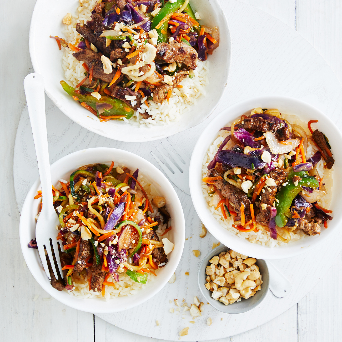 Easy Honey Soy Beef & Cashew StirFry Recipe Woolworths