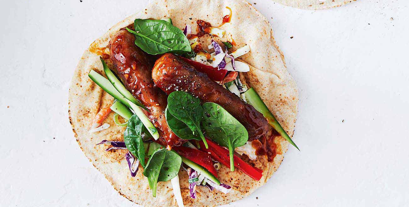 Sticky Sausage Wraps Recipe Woolworths
