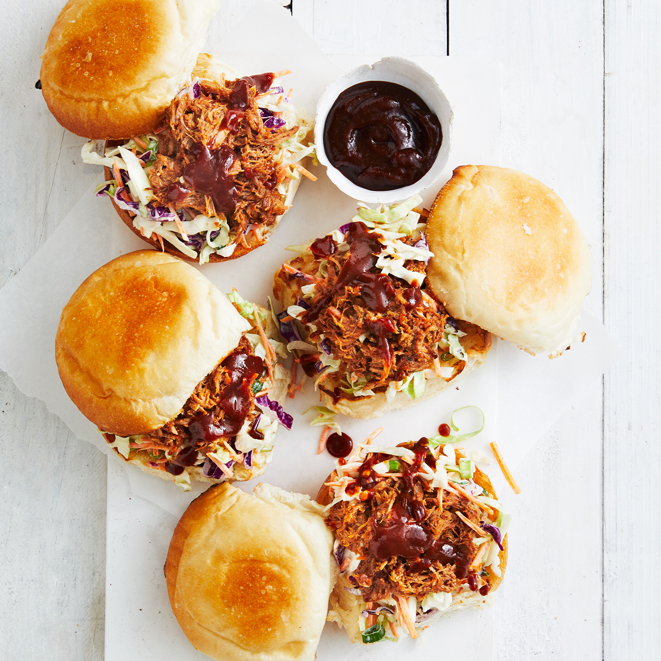 American-Style Pulled Pork Burgers Recipe | Woolworths