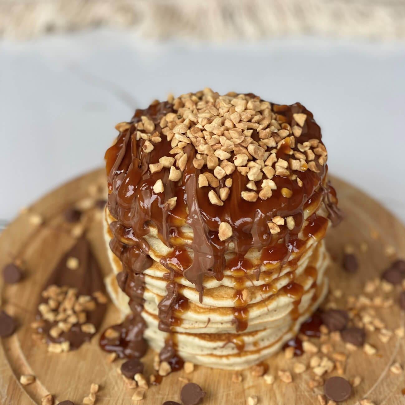 Chocolate And Peanut Pancakes Recipe Woolworths