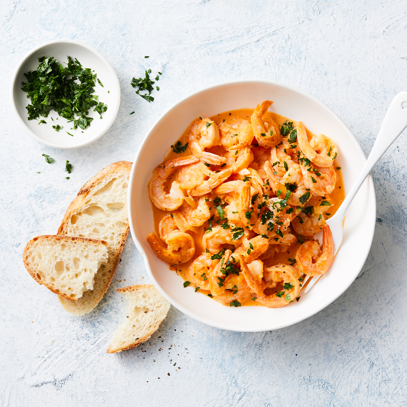 Creamy Garlic Prawns Recipe | Woolworths