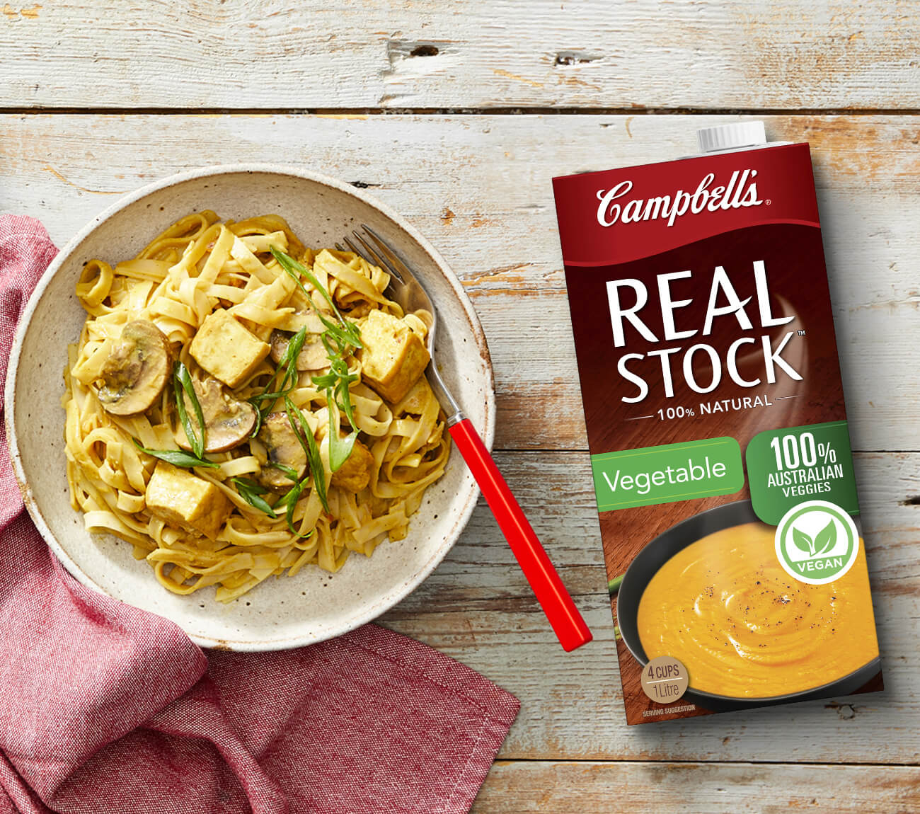 Campbell’s Vegan Satay Noodle Stirfry Recipe Woolworths