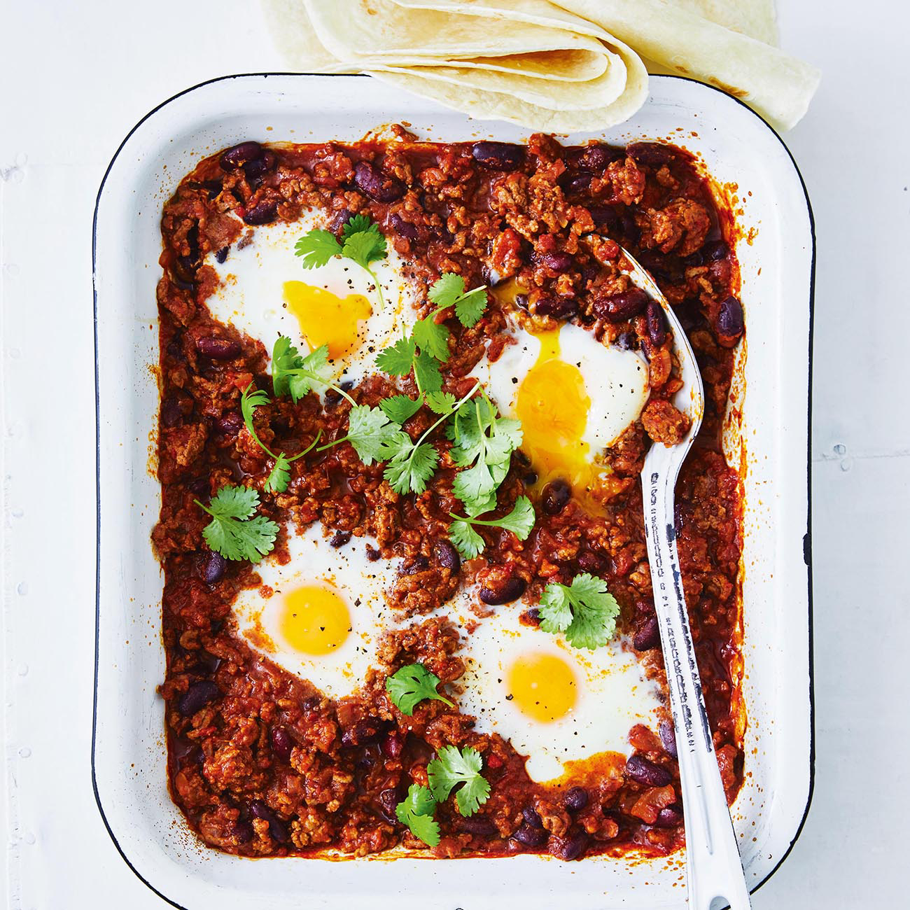 Chilli con carne with eggs Recipe | Woolworths