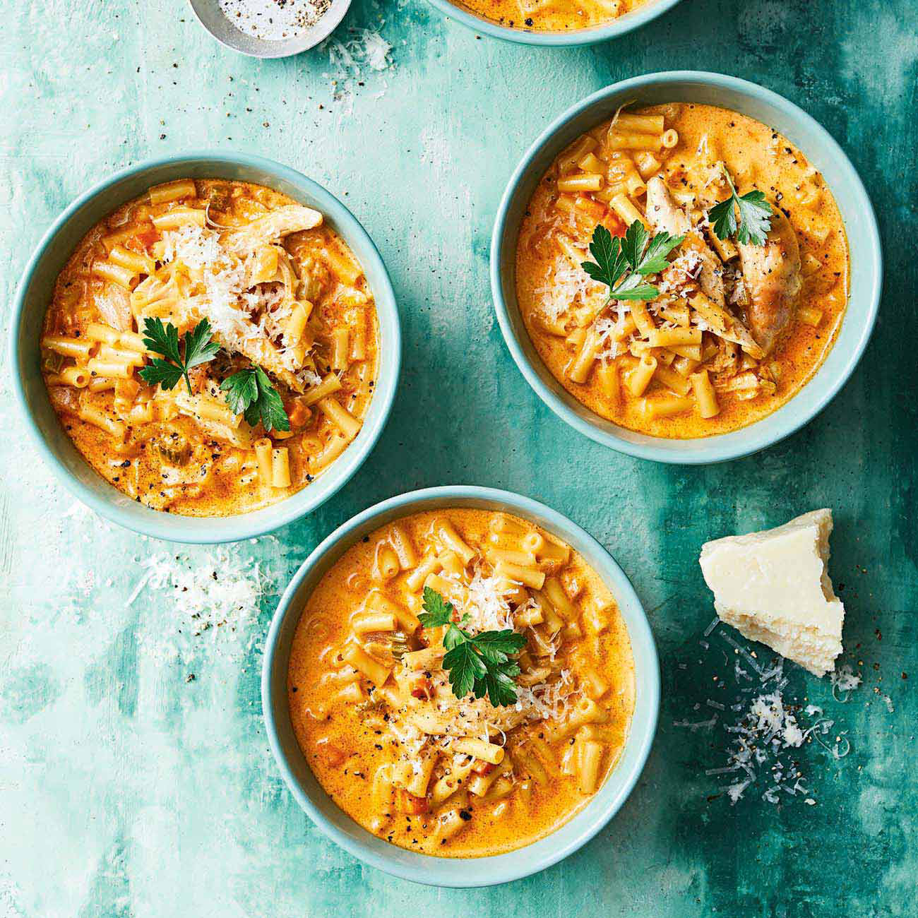OnePot Cheesy Chicken Noodle Soup Recipe Woolworths