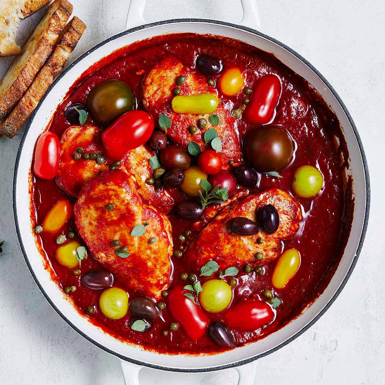 Quick OnePot Chicken Cacciatore Recipe Woolworths