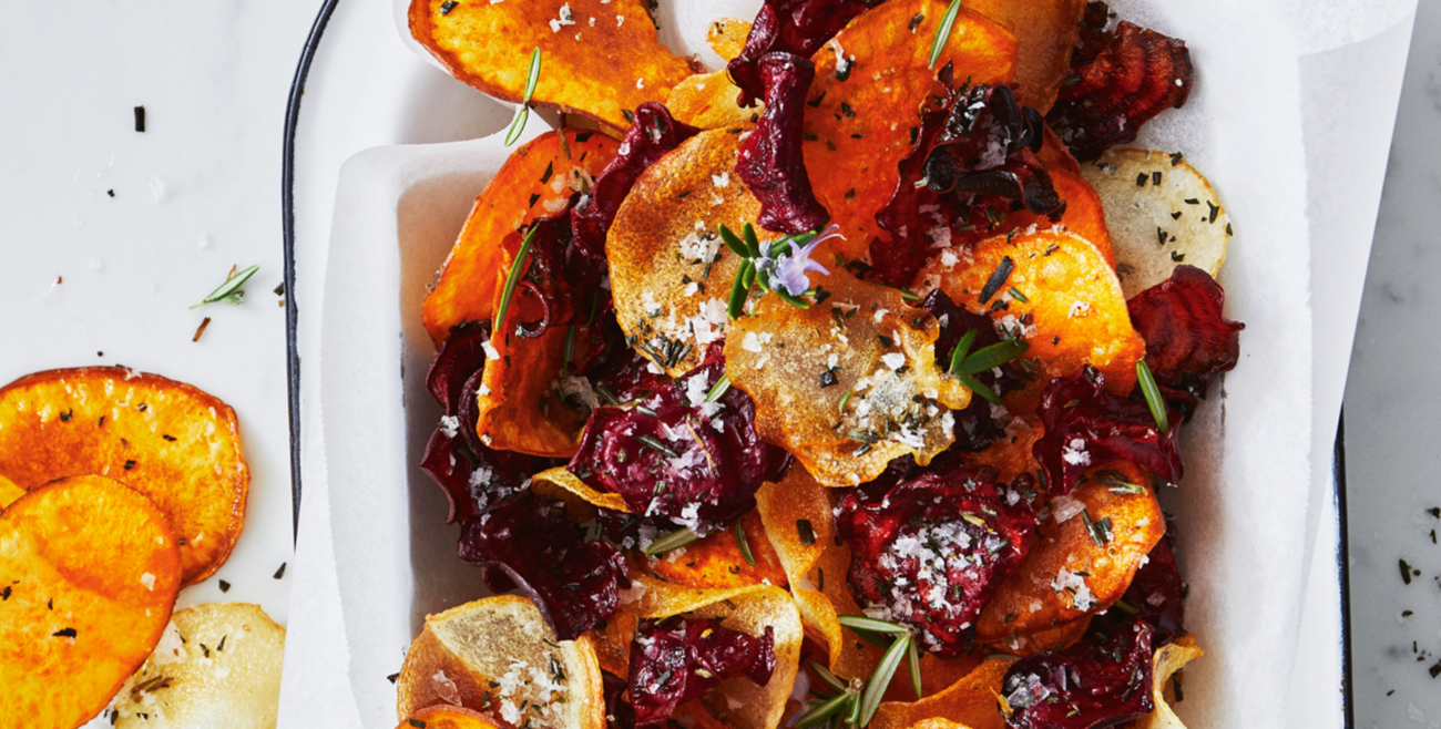 Vegetable crisps with rosemary salt Recipe Woolworths