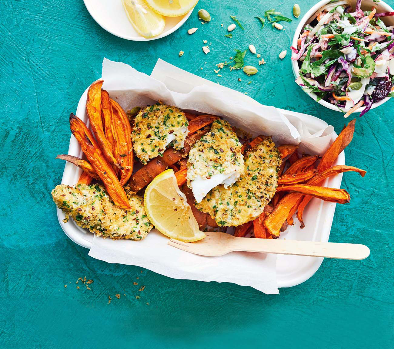 Healthier AirFryer Fish & Chips Recipe Woolworths
