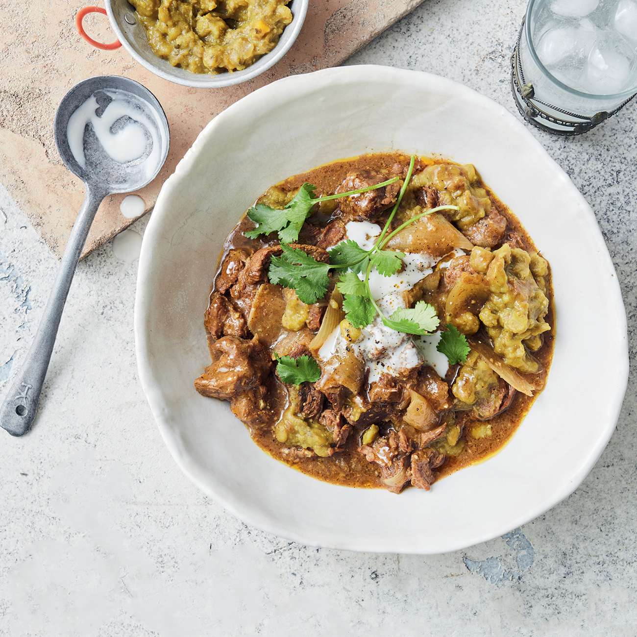 Slowcooker beef and onion korma With dal Recipe Woolworths