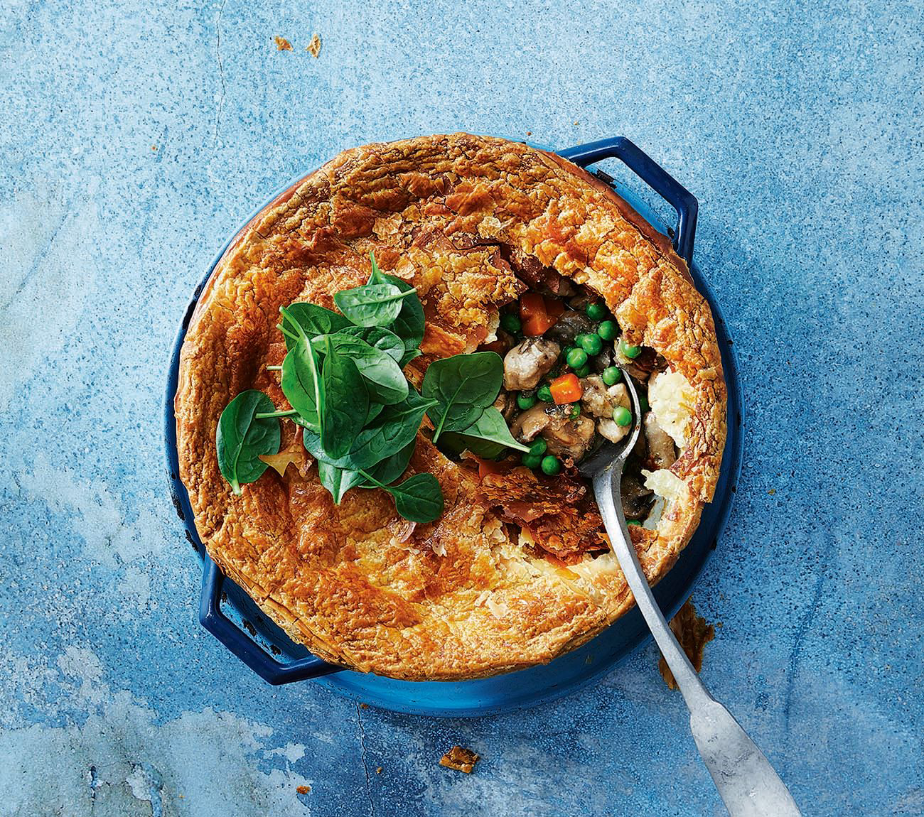 Toss ’n’ Bake Chicken & Mushroom Pie Recipe Woolworths