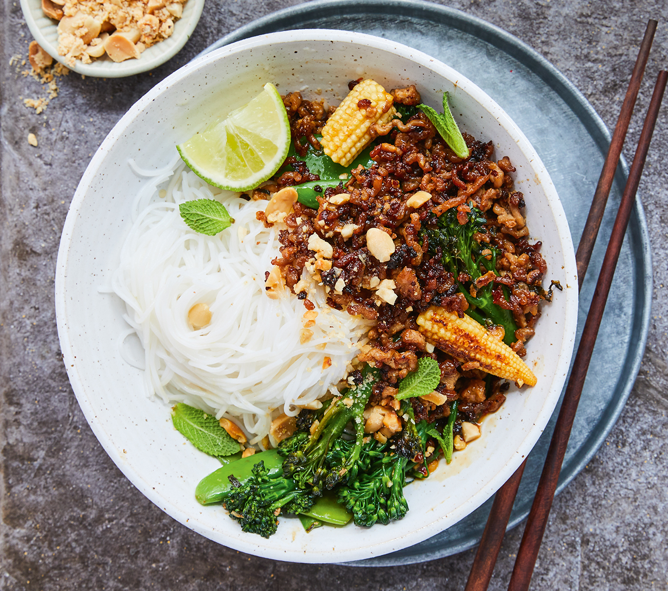 Jamie S Crispy Pork Noodle Salad Recipe Woolworths