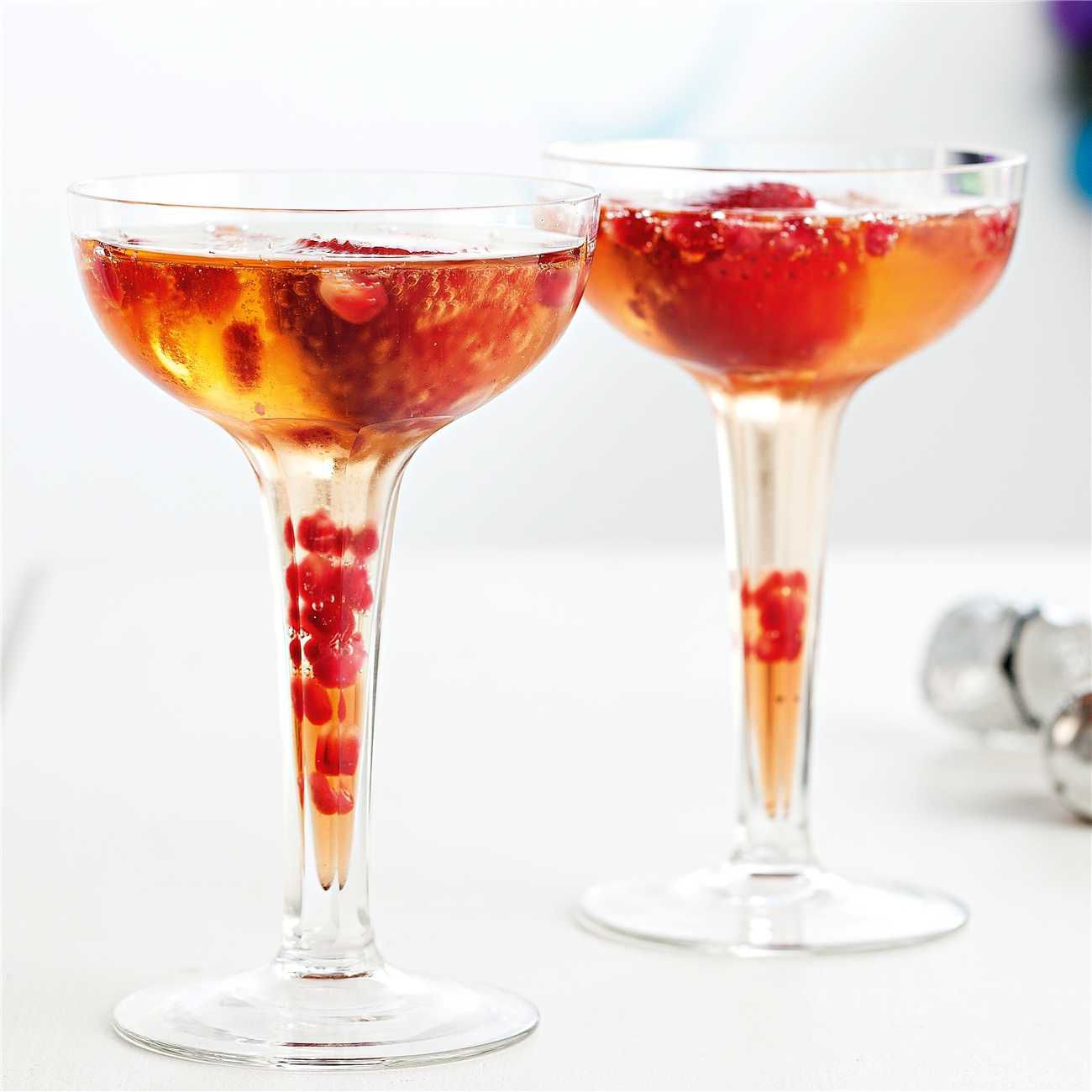 Sparkling Cocktail With Iced Strawberries Recipe Woolworths