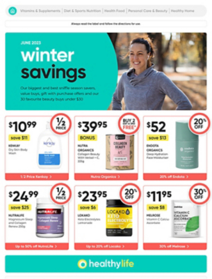 healthylife June Catalogue catalogue front page